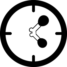 Clock Sphere Stencil Svg Vector, Free Vectors File
